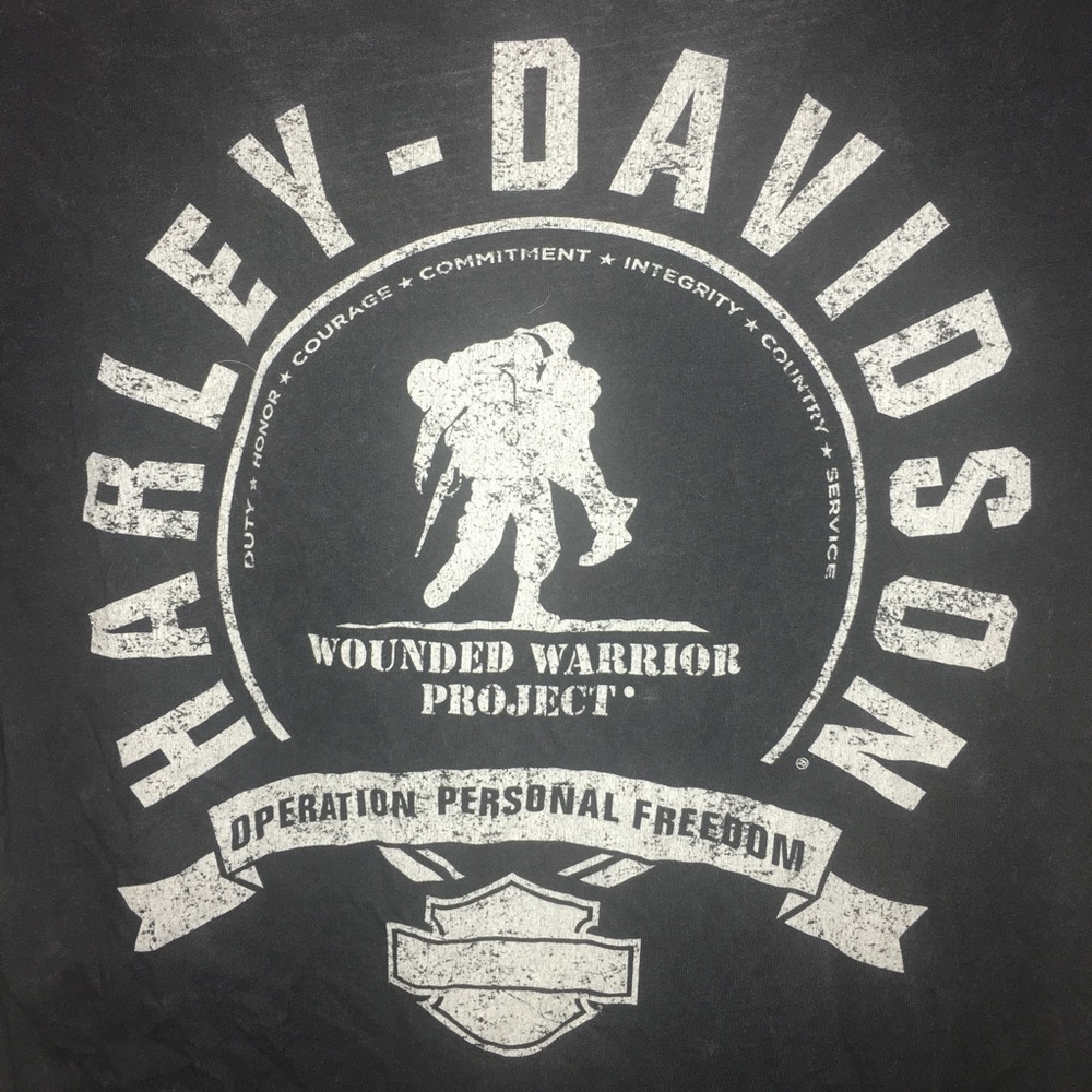 Harley Davidson Wounded Warrior Project T-Shirt